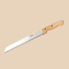 Bread knife with boxwood handle