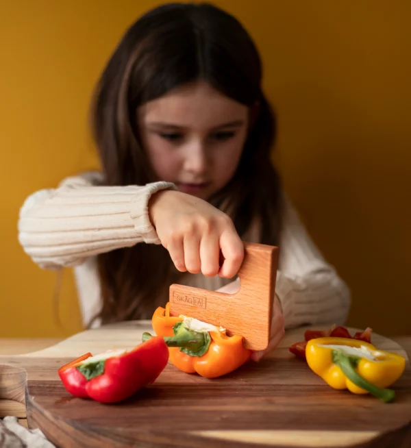 Cuchillo de madera para niños - SKÅGFÄ - Imagen 2