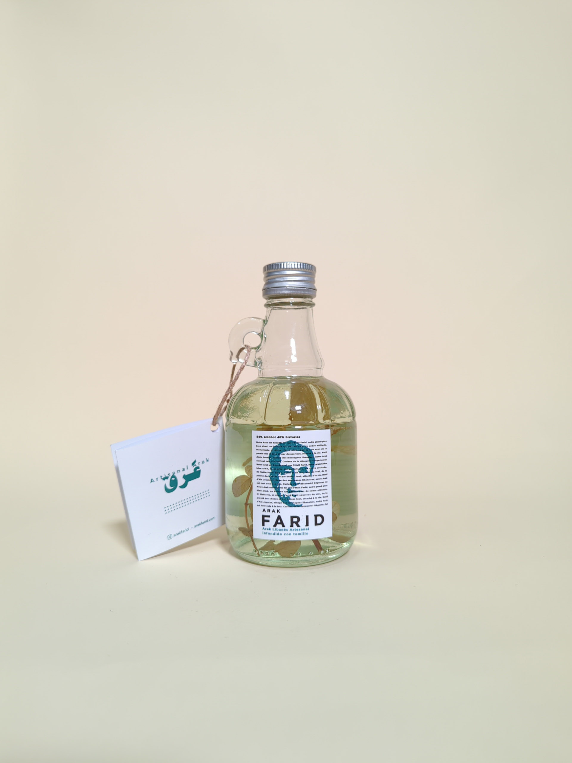 Arak infused with Zaatar Super by Dot