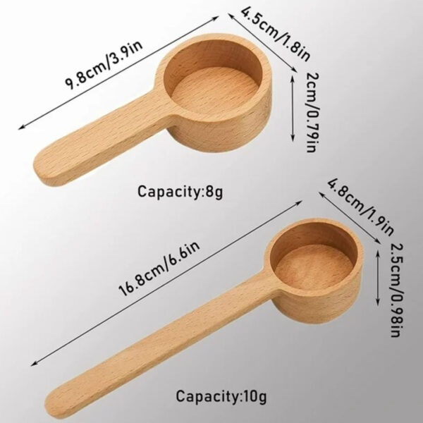 Beechwood measuring spoon M - Image 3