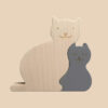 Puzzle gatos de madera - Briki Vroom Vroom