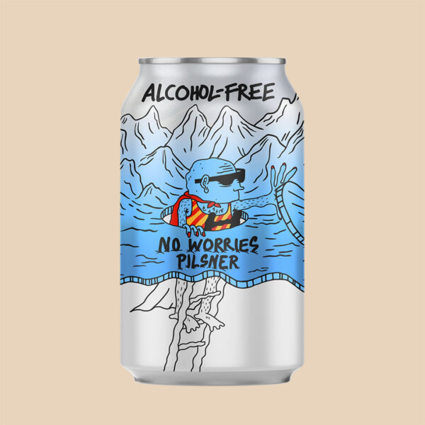 No Worries Pilsner Sin alcohol - Lervig