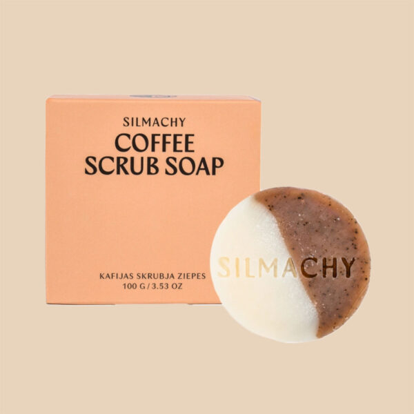 Jabón exfoliante de Café - Simalchy Cosmetics